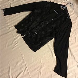 🖤Vintage Black  Dazzled Vest & Shirt